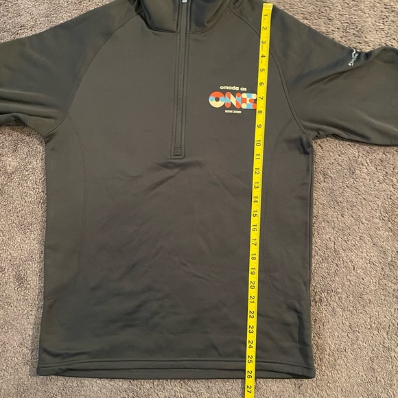 Men's Eddie Bauer Gray Smooth Fleece Base Layer 1/2 Zip Pullover Small - Picture 5 of 5